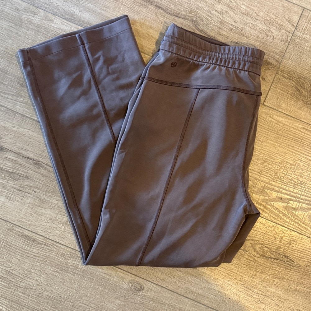 lululemon athletica brown softstreme wide leg pants